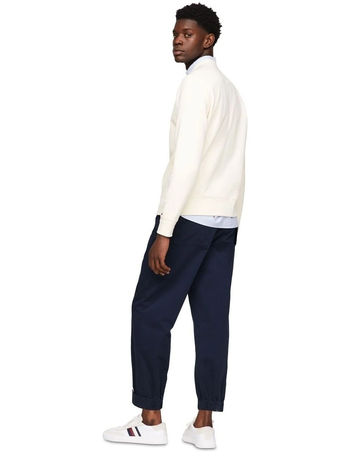 Icon Hilfiger Crew Sweat Top in White
