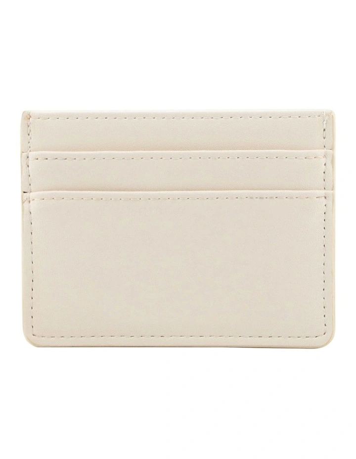 Avery Simple Card Holder in Cream
