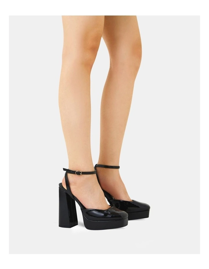 Ilika Heels in Black Patent