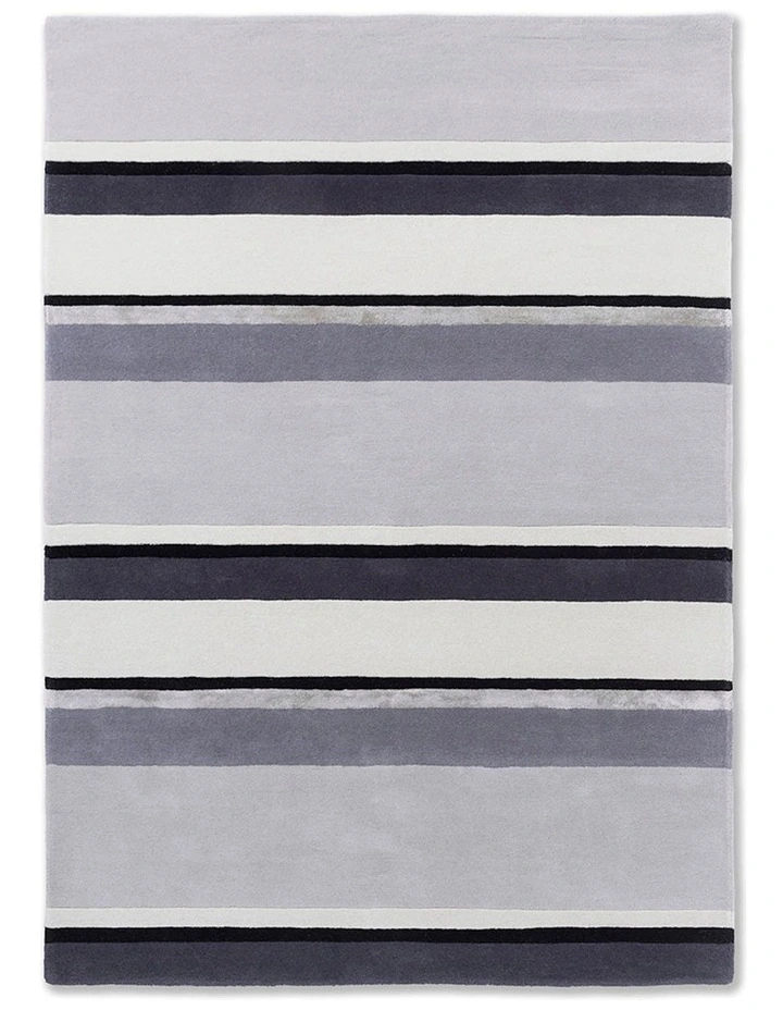 Eaton Charcoal Rug in Grey