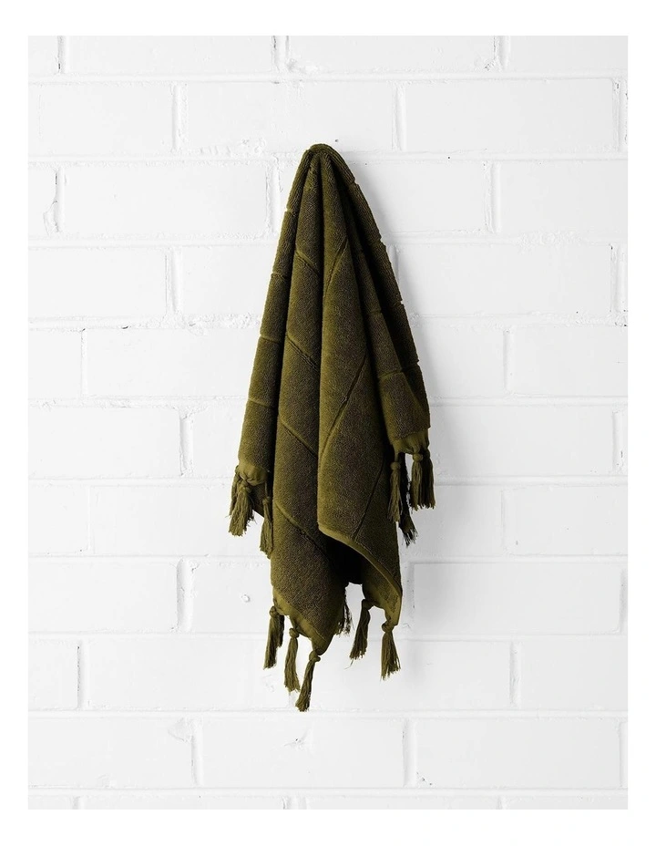 Paros Bath Towel Set in Khaki