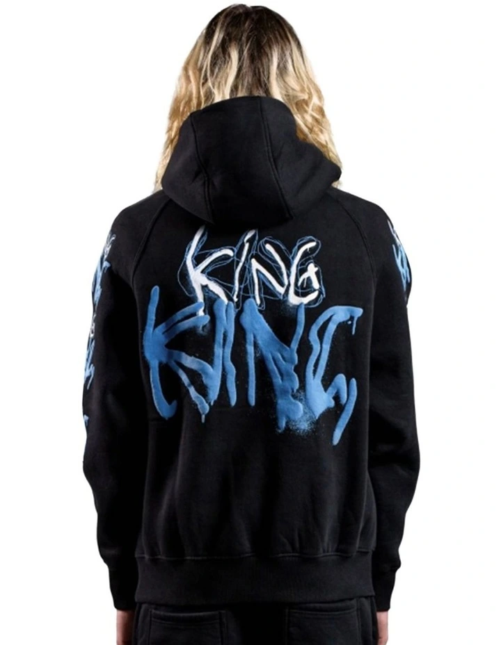 Displaced Hoodie in Onyx Black