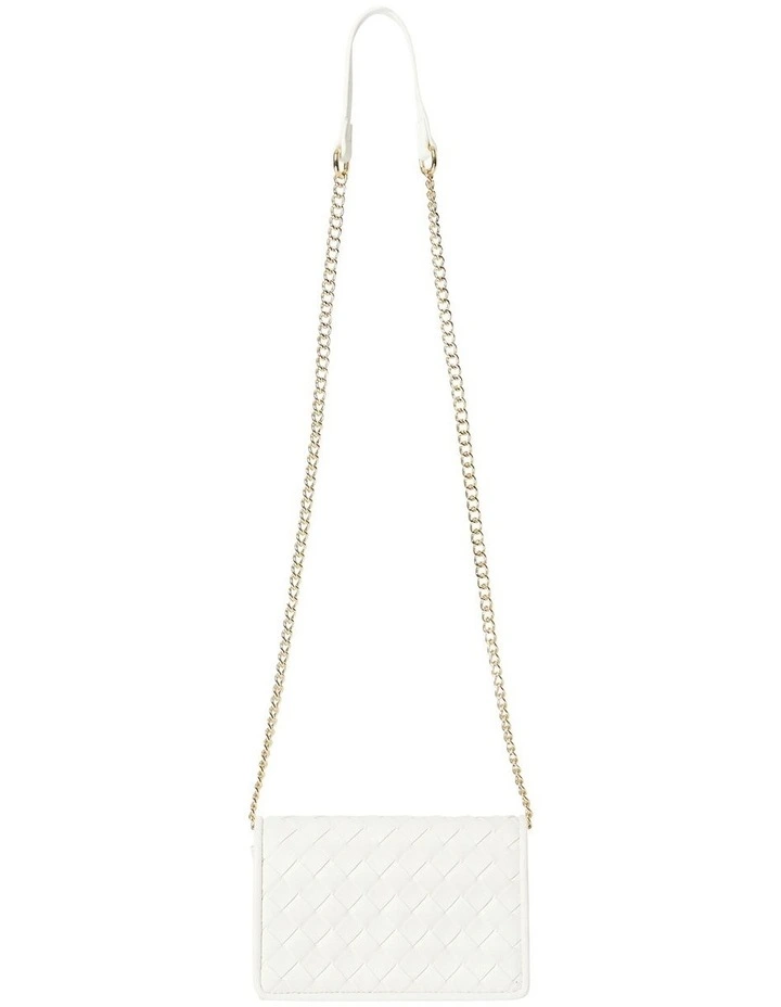 Super Bag in White Weave