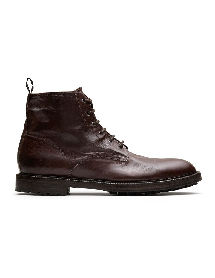 Ingram Leather Military Boots in Brown