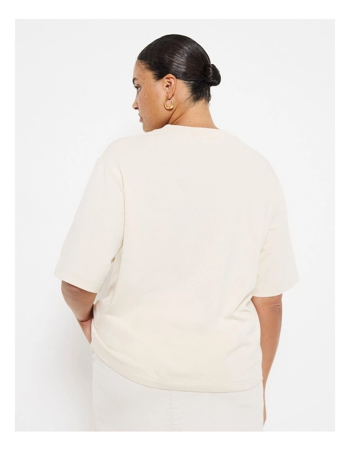 Modern Tee in Cream