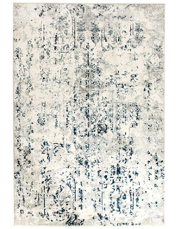 Kendra Farah Distressed Contemporary Rug In Multi