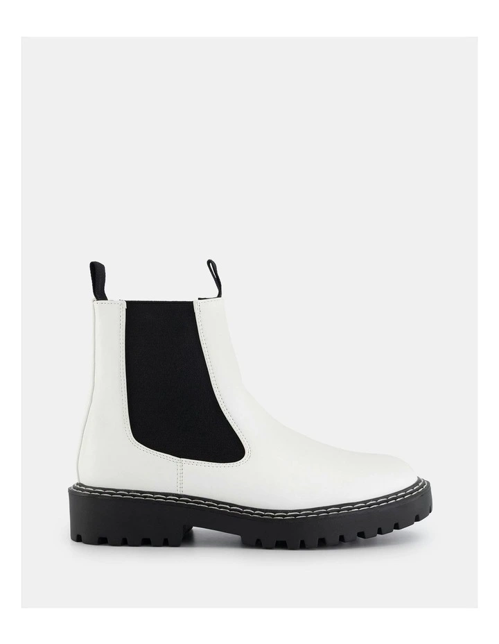 Delish Ankle Boots in White