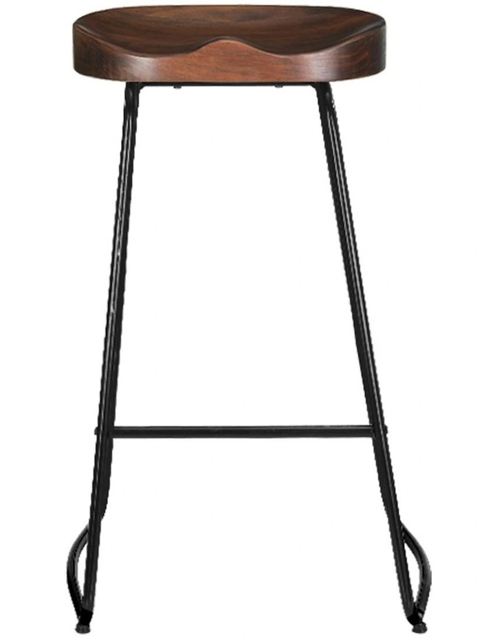 Bar Stools Tractor 4x Seat 75cm in Black