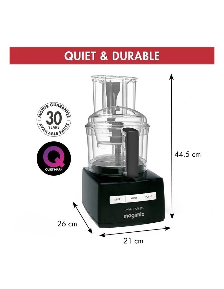Food Processor 5200XL in Black