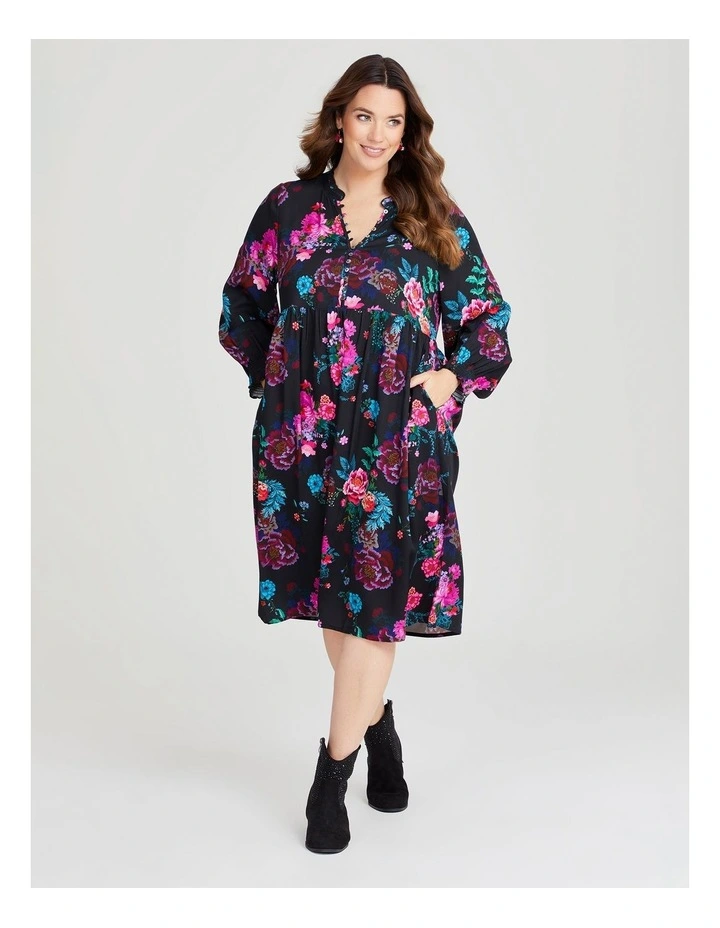 Floral Bouquet Dress in Print