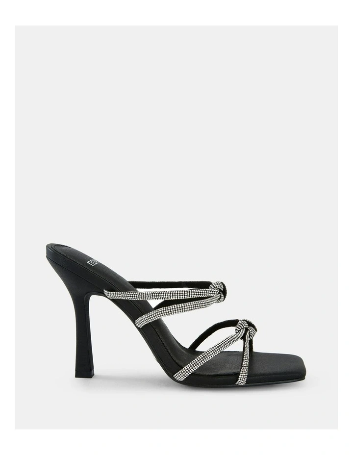 Purity Slip On Heels in Black