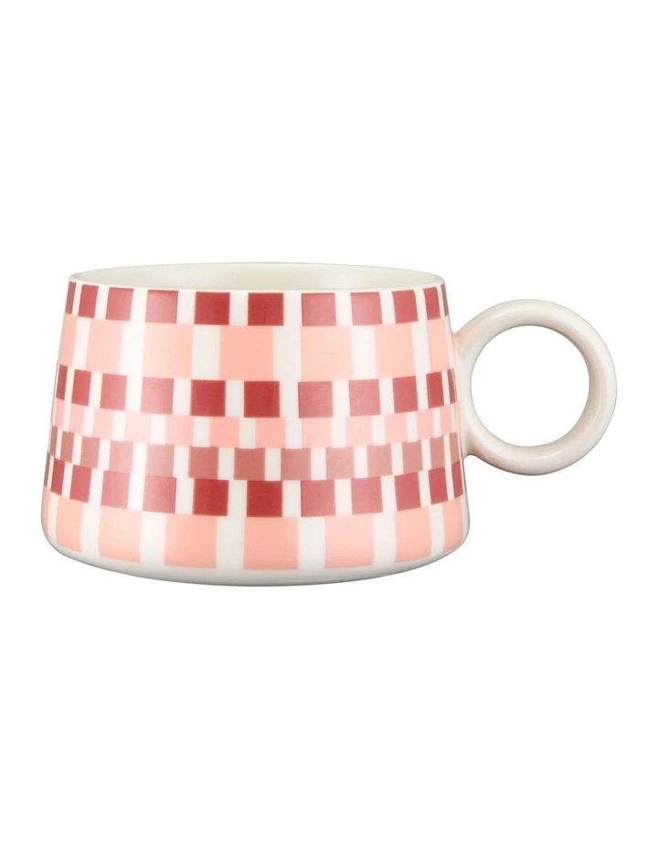 Mosaic Mug 320ml in Red