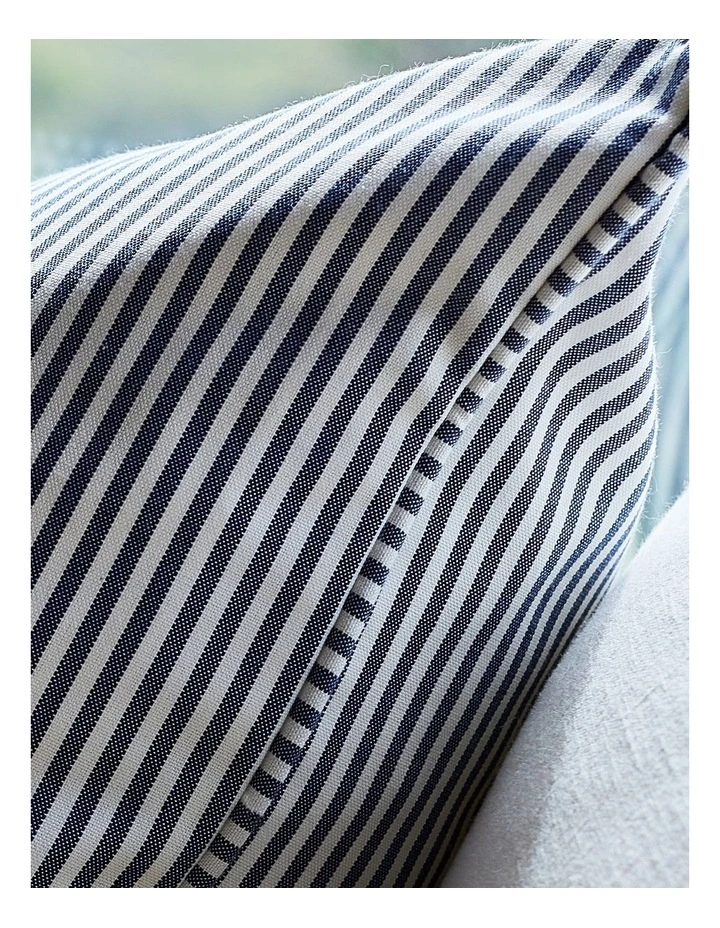 Morris Stripe 40x60cm Cushion in Blue