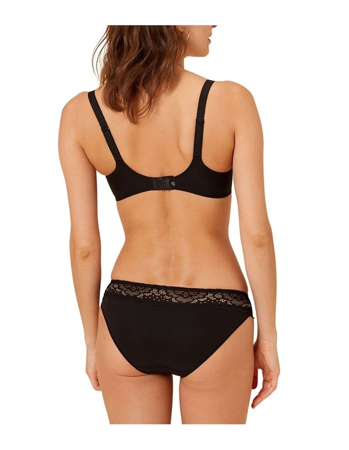 Caresse Bikini Brief in Black