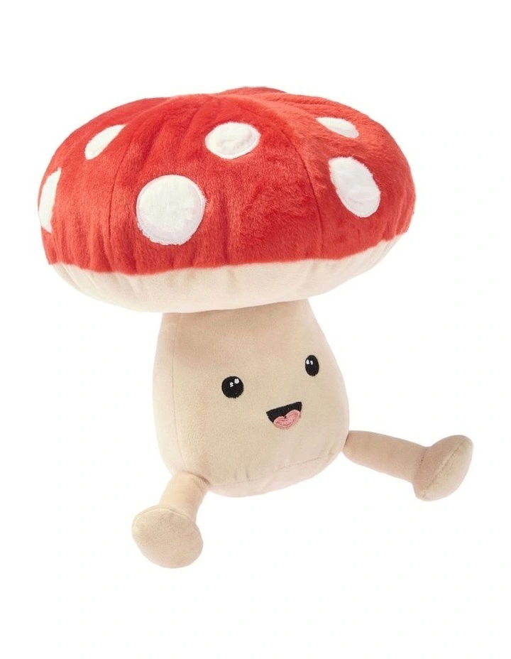 Milly The Mushroom Novelty Cushion in Red