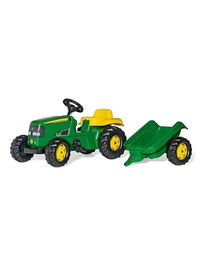 Classic Ride On Tractor with Trailer 134cm in Green