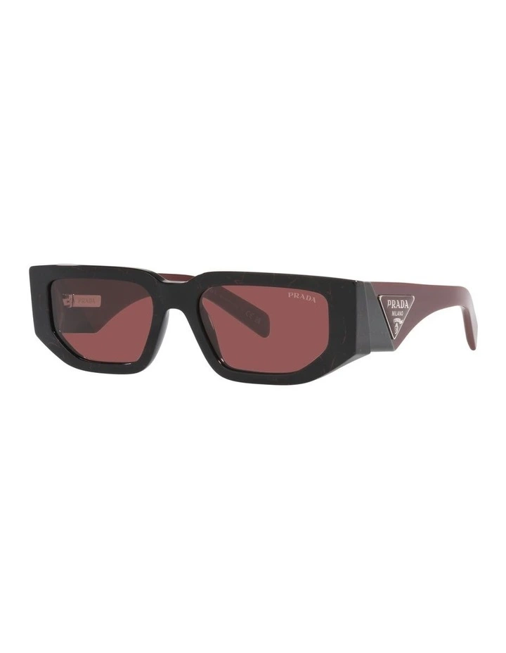 0PR 09ZS Sunglasses in Black Etruscan Marble