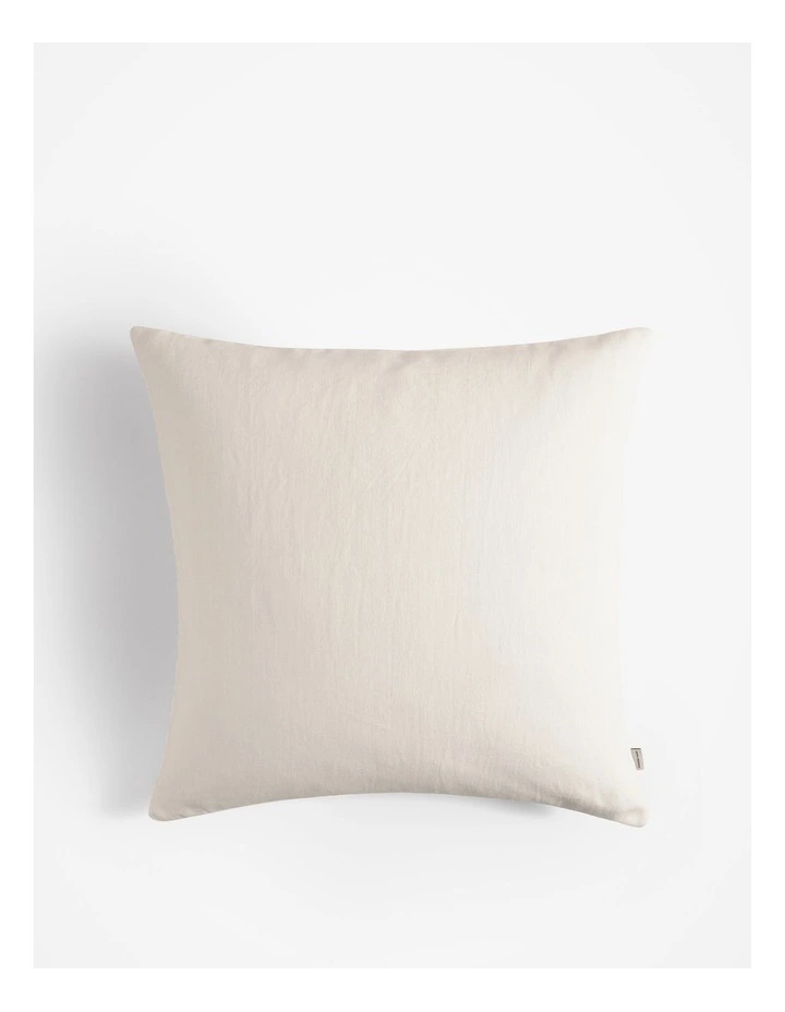 Cove Linen Cushion 60x60 in Snow