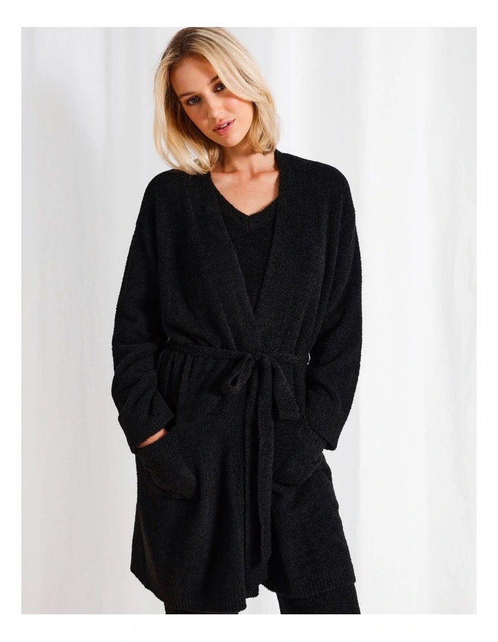 Boucle Robe in Black