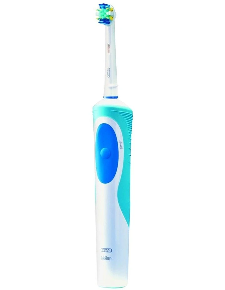 Vitality Floss Action Toothbrush in Blue/White