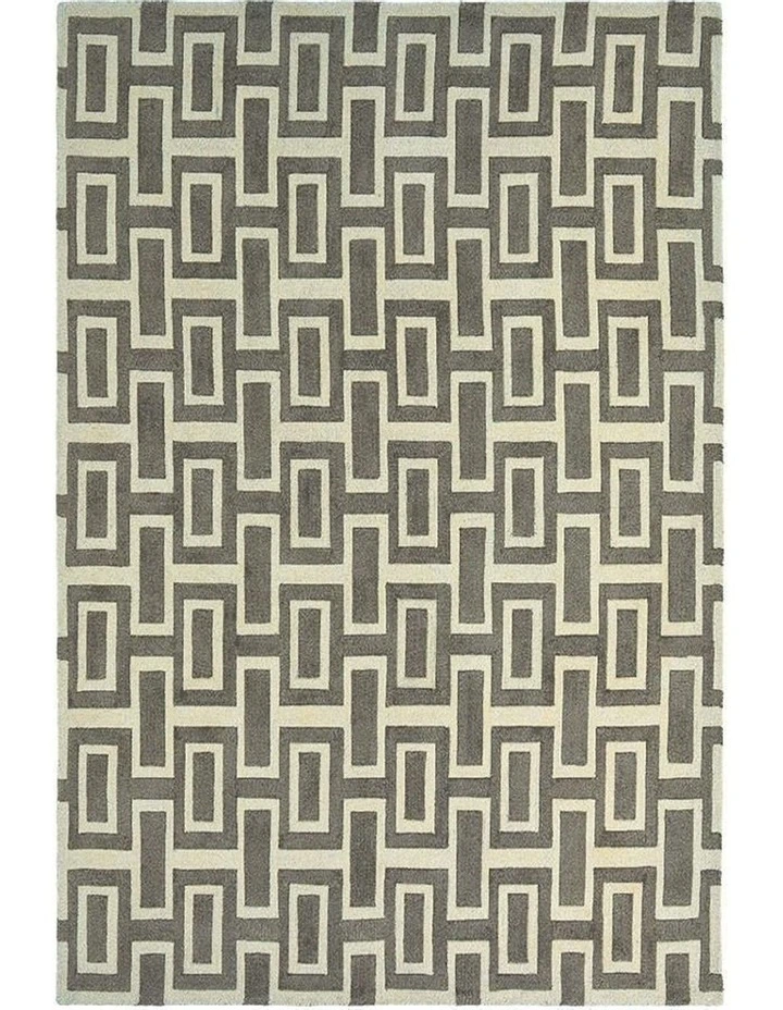 Intaglio Rug 37201 in Grey