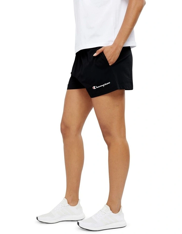 C Logo Jersey Shorts Black