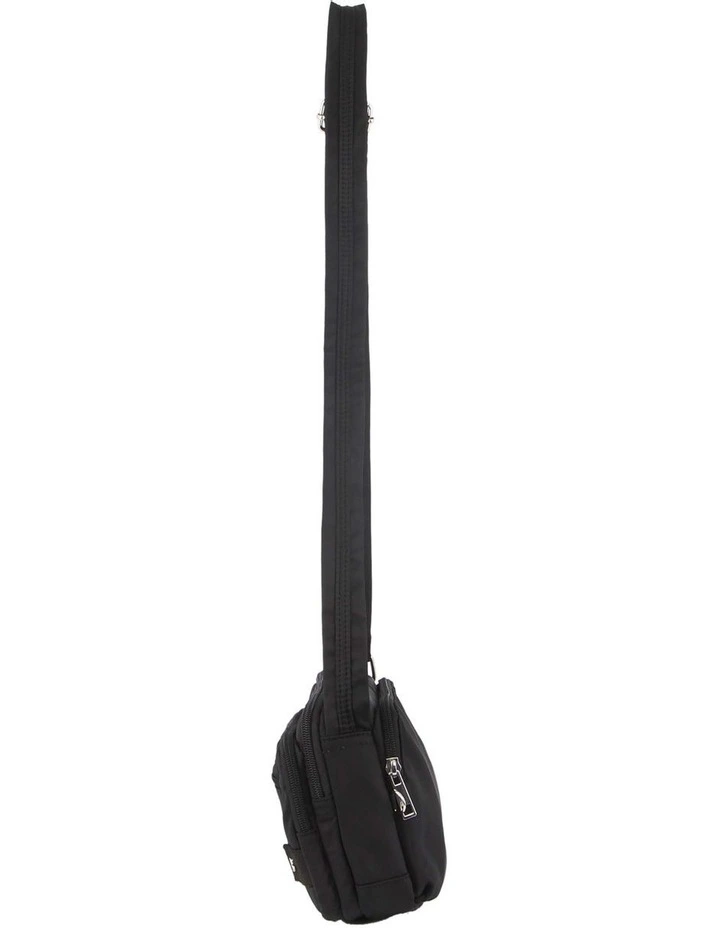 Anti-Theft Cross Body Bag in Black