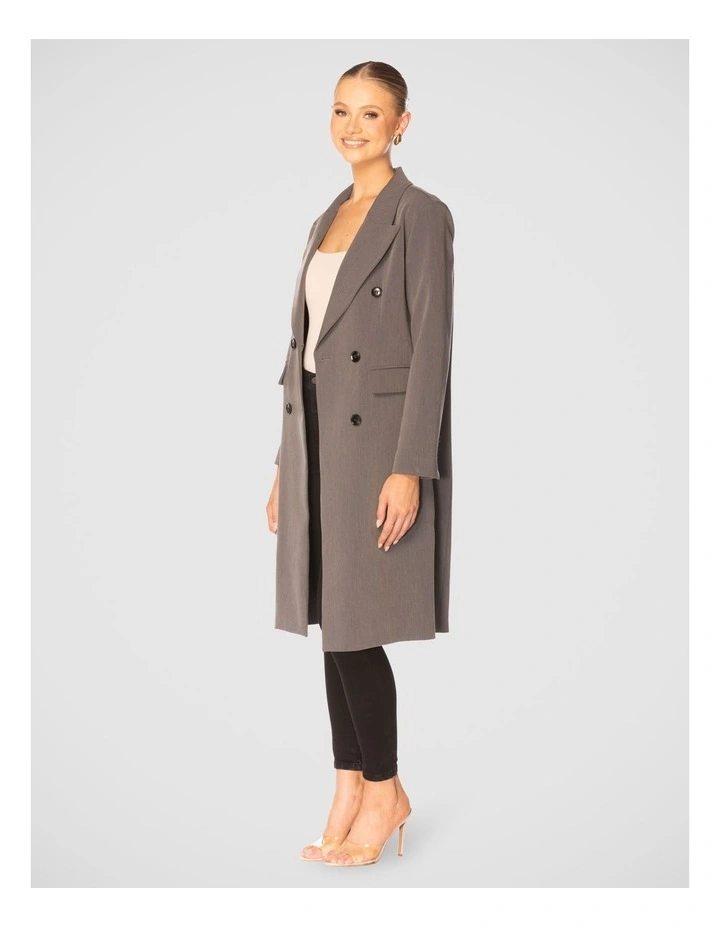 Zoela Coat in Grey