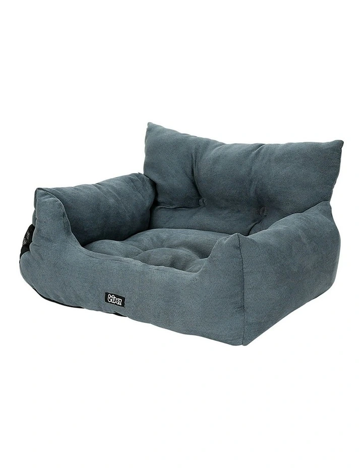 Car Seat Booster Cover Pet Bed in Grey