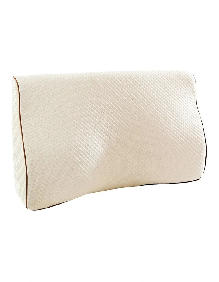 Memory Foam Contour Pillow in White