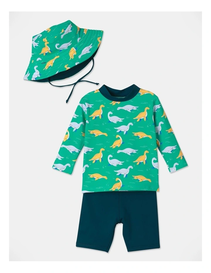 Lochness 3pc Rashy Set in Green