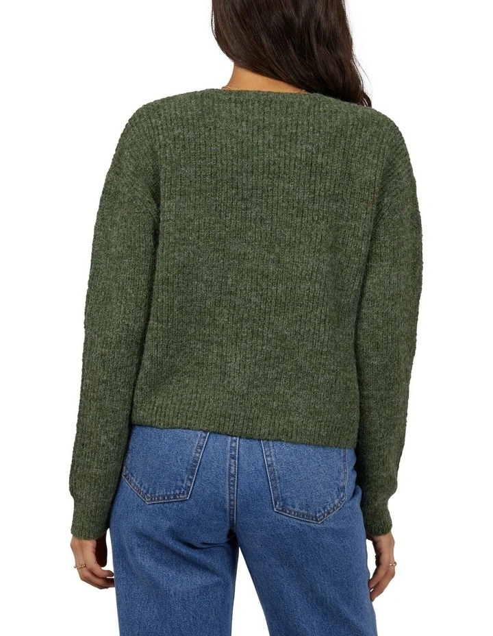 Jordana Knit Jumper in Khaki