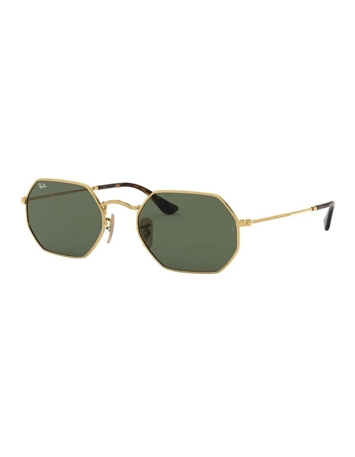 Octagonal Gold RB3556N Sunglasses