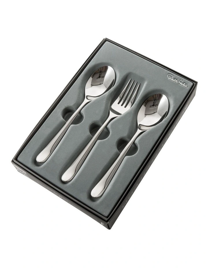 Kingham 3 Piece Serving Set Silver