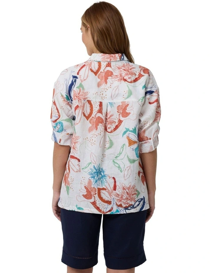 Capri Print Shirt in Multi