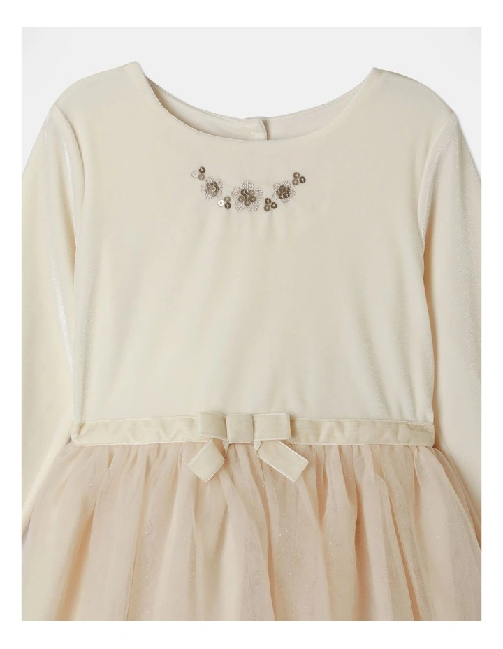 May Tutu Dress in Champagne
