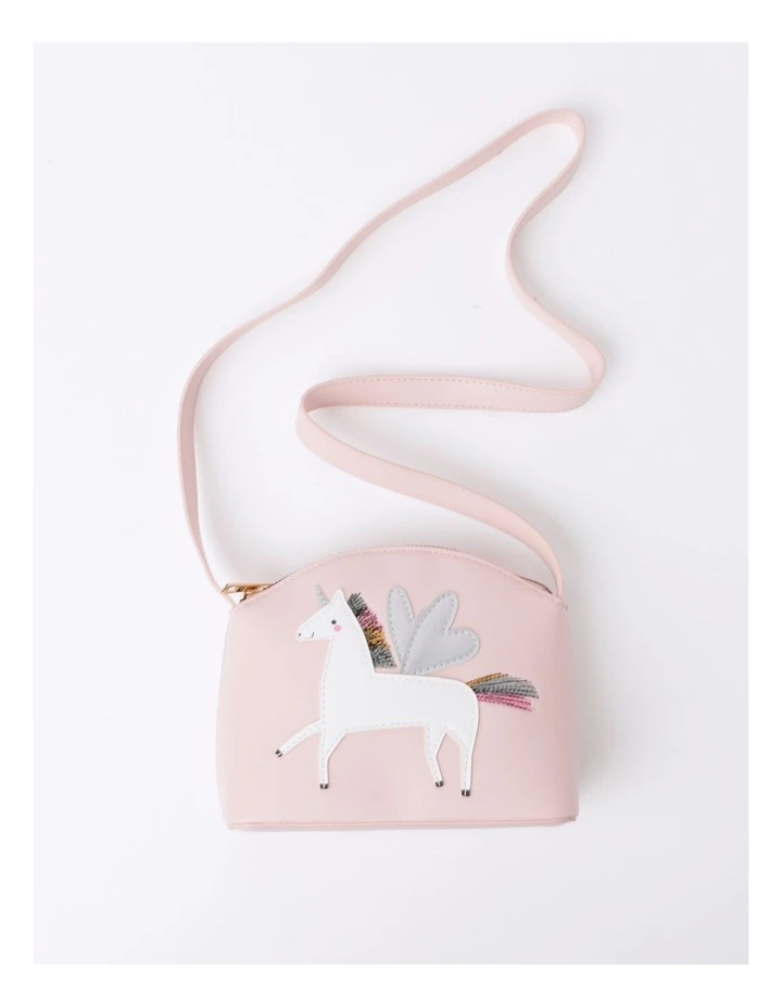 Unicorn PU Crossbody In Pink