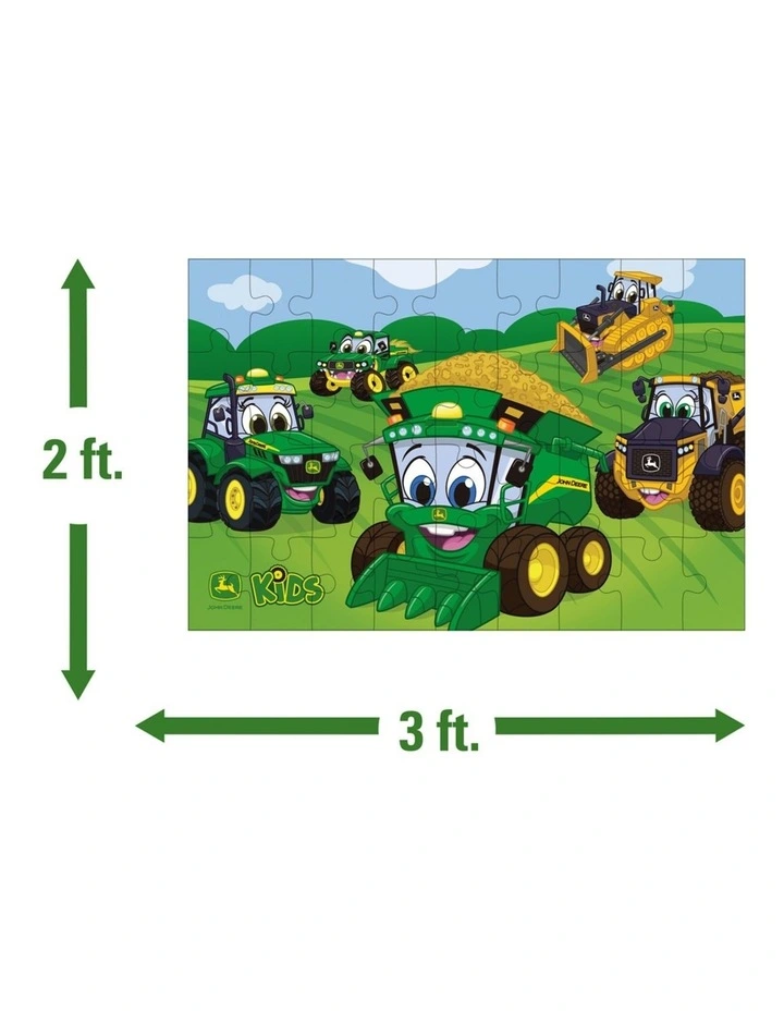 Kids Giant 91x61cm Fun Tractor/Farm Jigsaw Floor Puzzle 36pc