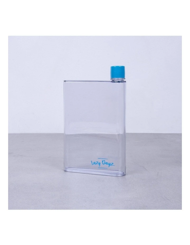Lazy Dayz Flat Bottle 380ml Blue