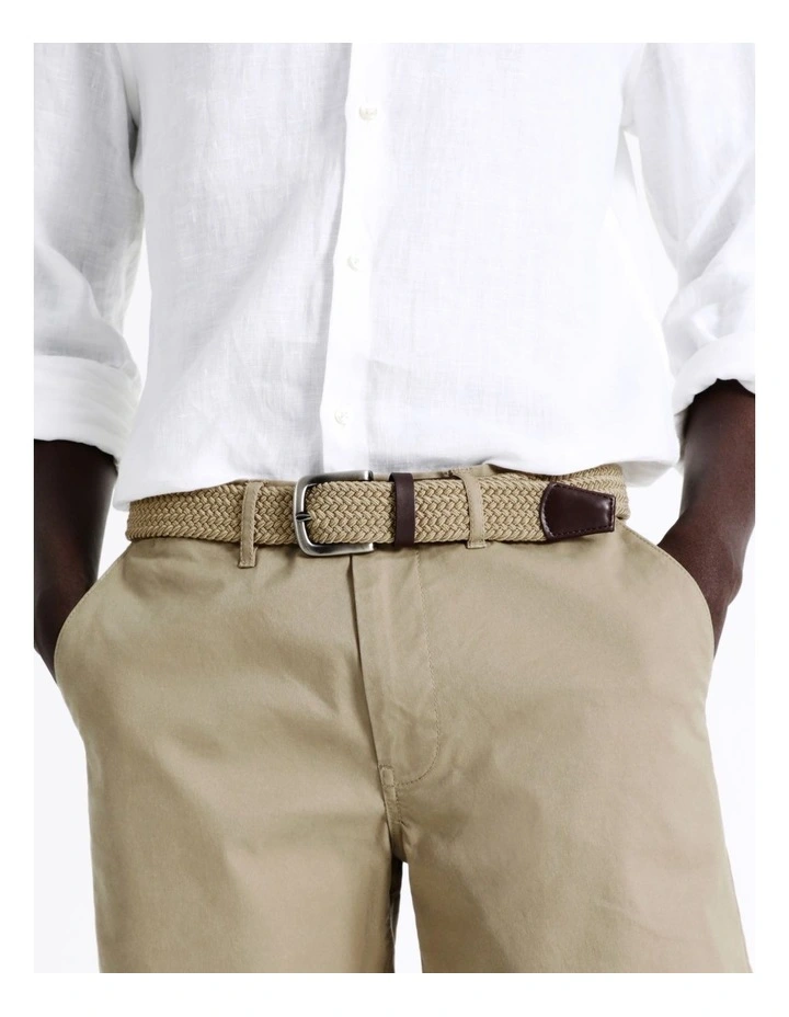 Woven Belt in Beige