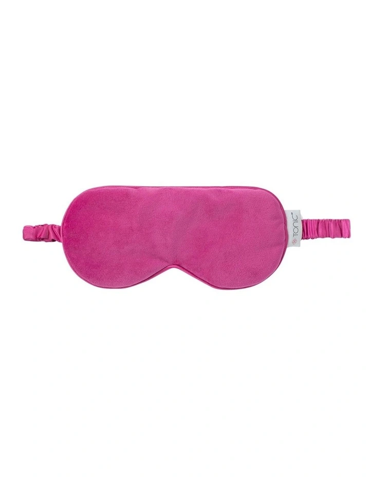 Luxe Velvet Eye Mask in Berry