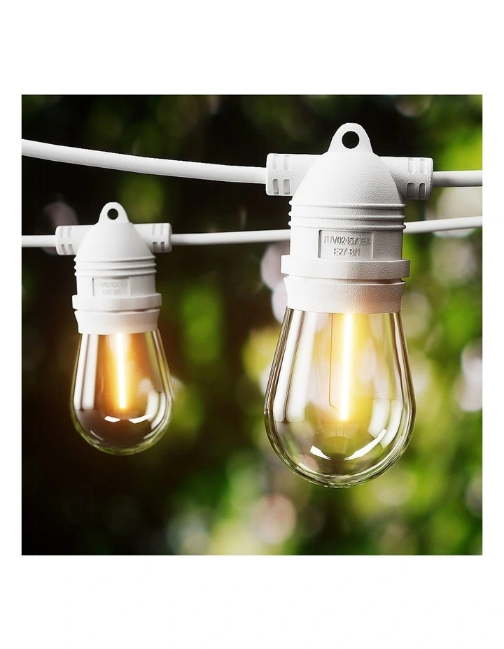 LED Festoon Light Outdoor 59m String Light Christmas Wedding Party Decorations