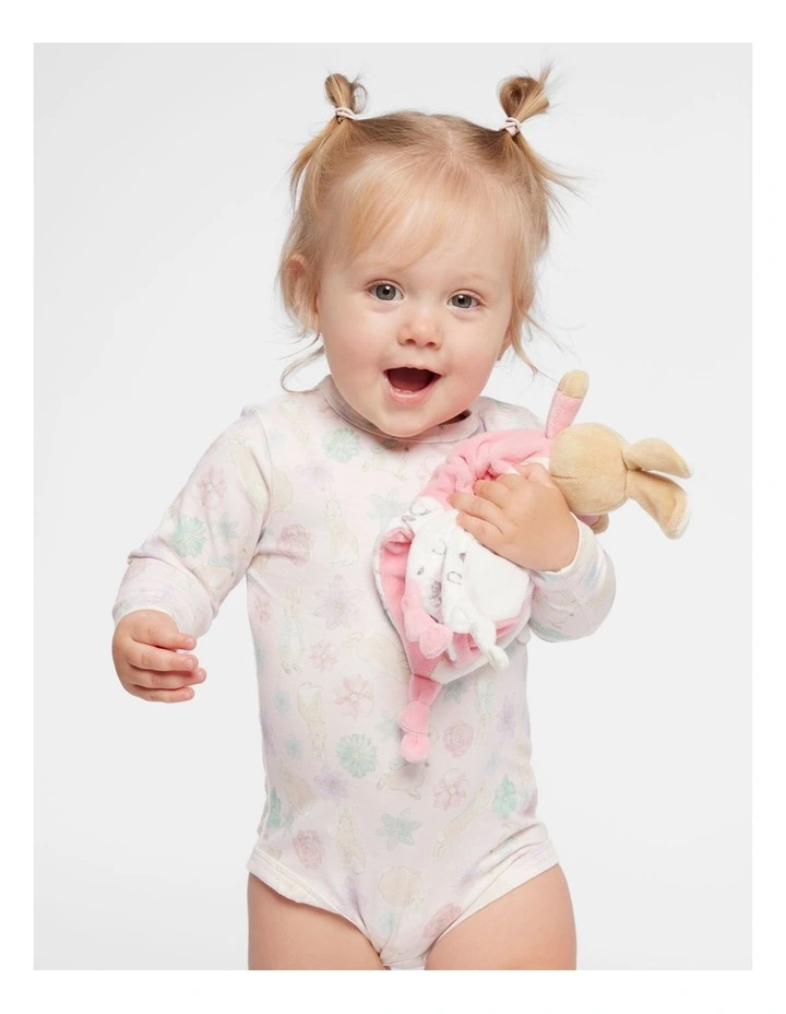 Long Sleeved Bodysuit in Pink