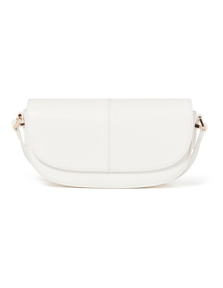 Signature Cindy Shoulder Bag in White