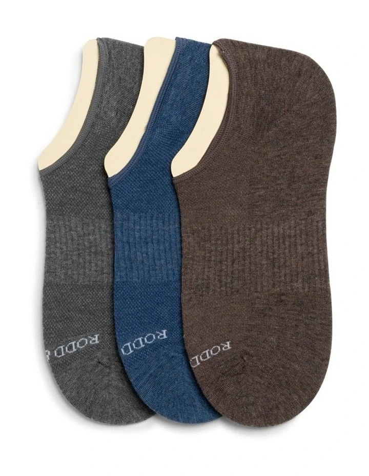 Edgecumbe No-Show Three Pack Sock