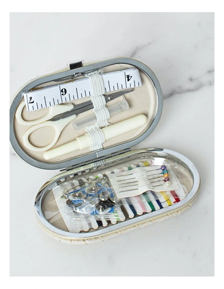 Sewing Kits in Woven Sand