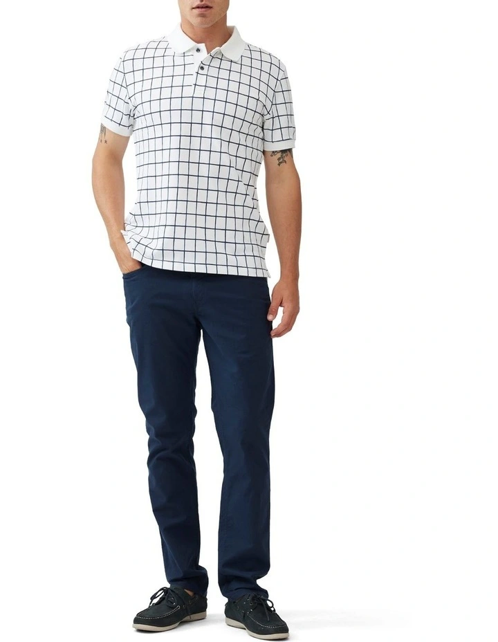 Stirling Point Polo Shirt in Glacier