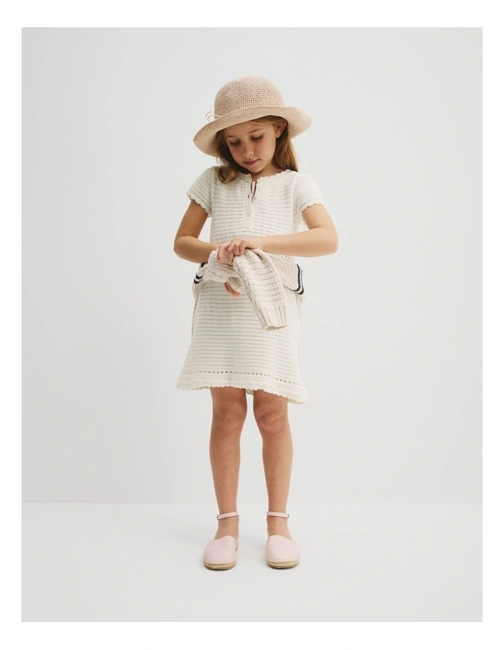 Resort Knit Dress in Marshmallow