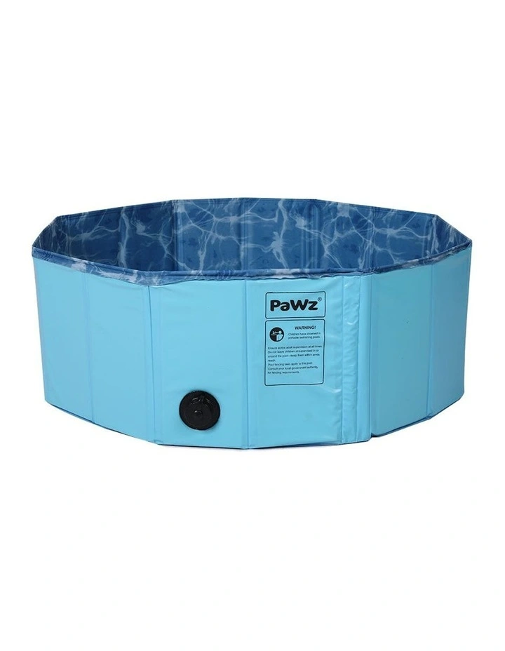 Folding Pet Swimming Pool L in Blue