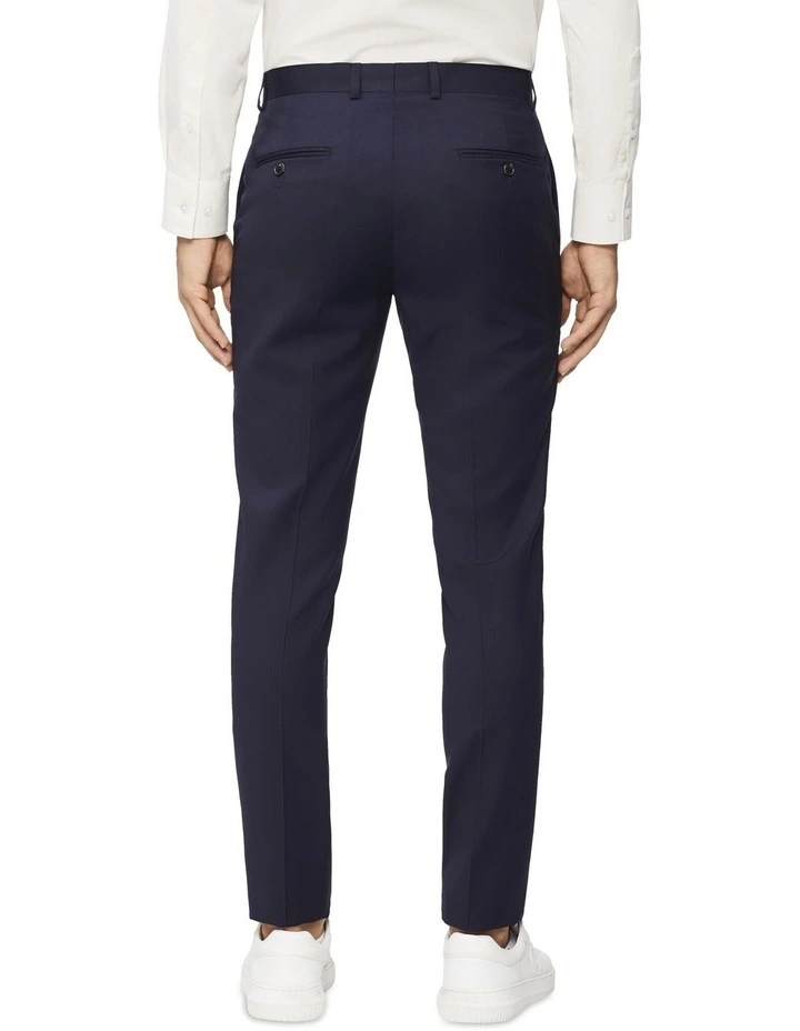 Slim Twill Suit Pant in Navy